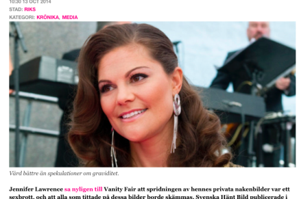 Krönika på Nöjesguiden om skvallerpressens sexism