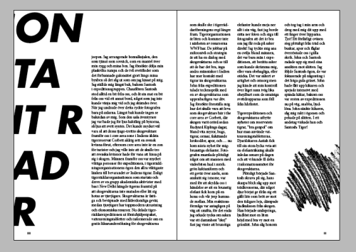 Form och layout till fanzinet Constant Reader (nr. 3). 36 sidor. http://www.constantreader.se