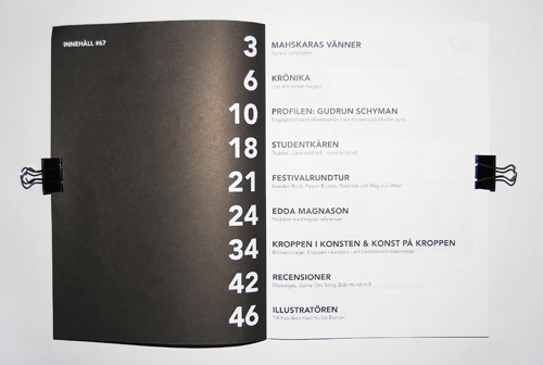 Art Direction, layout, korrekturläsning. Mahskara, 2011.