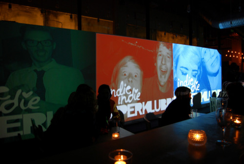Grafisk profil till klubben Indie indie superklubb!, 2012.