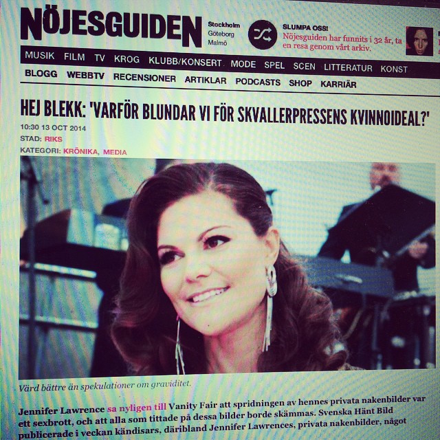 YO! ✏️ Skriver på Nöjesguiden.se idag om varför vi blundar för skvallerpressens sexism. In och läs! 💕🌟💕🌟