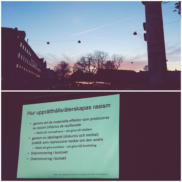 Var på studiecirkel. ✏️ Efteråt var himlen 😍