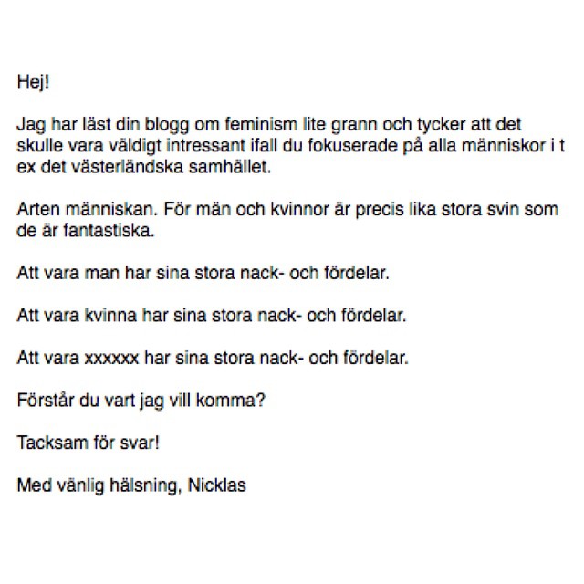 Hej Nicklas. Nä, jag förstår faktiskt inte alls var du vill komma.