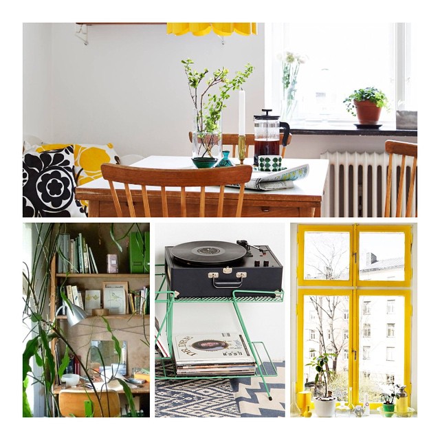 Har nu Pinterest enbart för att kunna pinna inredningsbilder *27-årskrisen*. 50-tal, teak, gult, grönt och svartvitt. Letar folk att följa så följ maaaajjjjj @hejblekk.