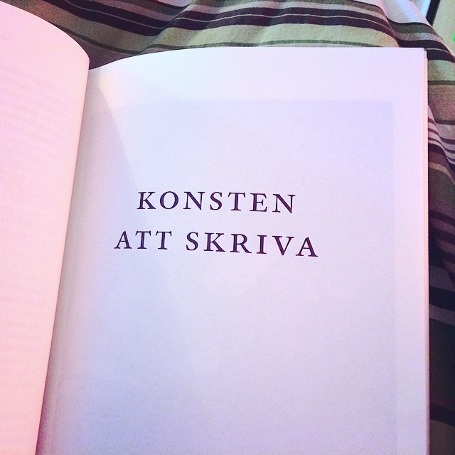 Läser om att skriva