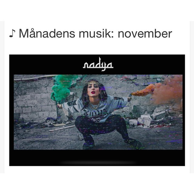 Nu är det november. In på bloggen och lyssna på månadens musik! 👊🎧