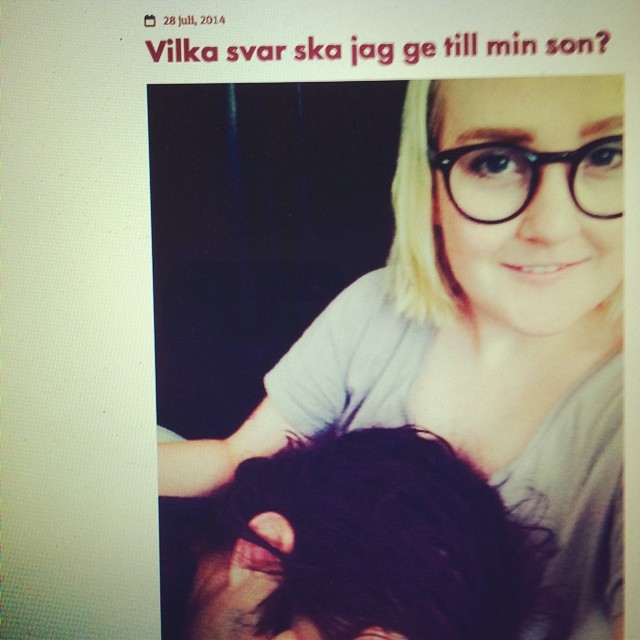 Har fött en son och blivit feminist och bara måste skriva ett debattinlägg om det. 😁😂 direktlänk i bio -->
